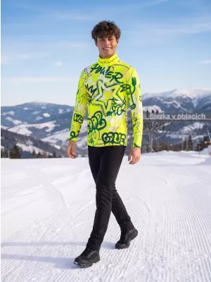 Muška premium funkcionalna termo majica ALTISPORT VOJ/ALM054TER03 FLUORESCENTNO ZELENA