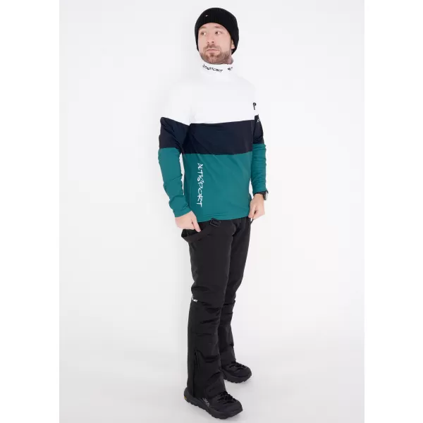 Muška premium funkcionalna termo majica ALTISPORT VOJ/ALM051TER03 BIJELO ZELENA 