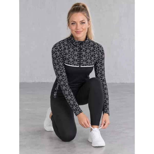  Ženska premium funkcionalna termo majica ALTISPORT VOJ/ALW053TER03 CRNO-BIJELO 