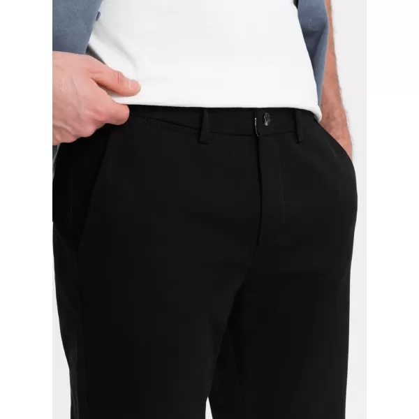  Hlače OMBRE OM-PACP-0186 CRNI 