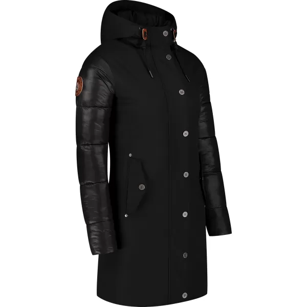  Ženski zimski kaput NORDBLANC WARMHUG NBWJL8073 CRNA 