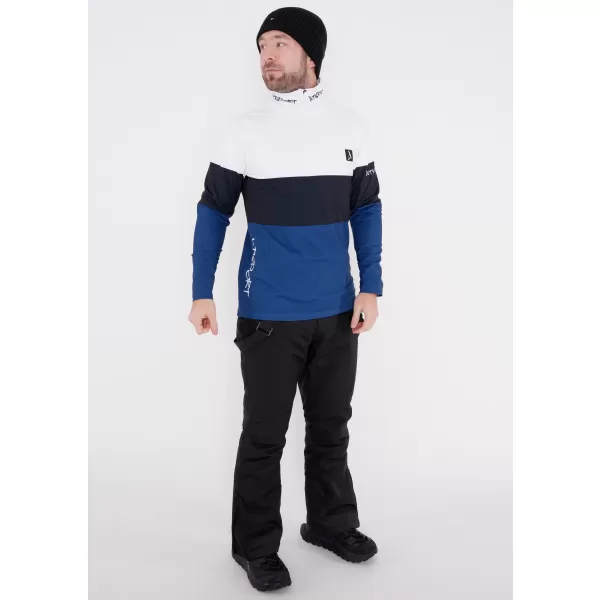  Muška premium funkcionalna termo majica ALTISPORT VOJ/ALM051TER03 BIJELO PLAVA 