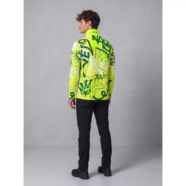  Muška premium funkcionalna termo majica ALTISPORT VOJ/ALM054TER03 FLUORESCENTNO ZELENA 