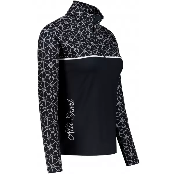  Ženska premium funkcionalna termo majica ALTISPORT VOJ/ALW053TER03 CRNO-BIJELO 