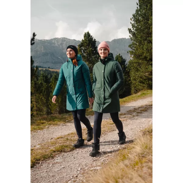  Ženski zimski kaput NORDBLANC WARMHUG NBWJL8073 TAMNO ZELENA 
