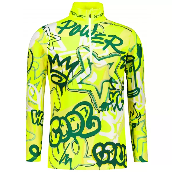  Muška premium funkcionalna termo majica ALTISPORT VOJ/ALM054TER03 FLUORESCENTNO ZELENA 
