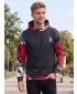 Muška premium funkcionalna majica ALTISPORT VOJ/ALM039MI01 CRNO I CRVENO