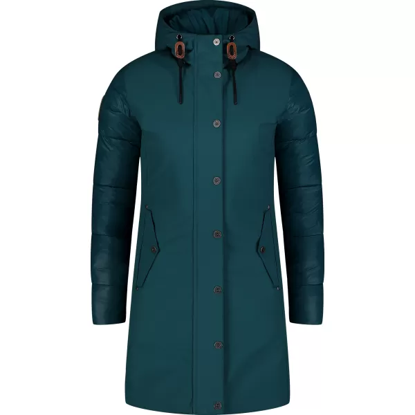 Ženski zimski kaput NORDBLANC WARMHUG NBWJL8073 TAMNO ZELENA 