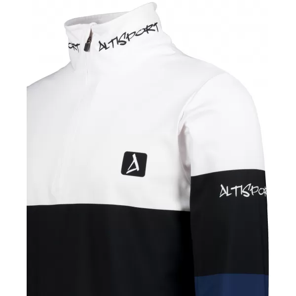  Muška premium funkcionalna termo majica ALTISPORT VOJ/ALM051TER03 BIJELO PLAVA 