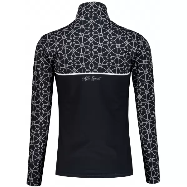  Ženska premium funkcionalna termo majica ALTISPORT VOJ/ALW053TER03 CRNO-BIJELO 