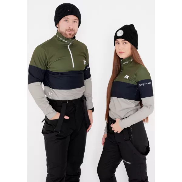  Muška premium funkcionalna termo majica ALTISPORT VOJ/ALM051TER03 KAKI 