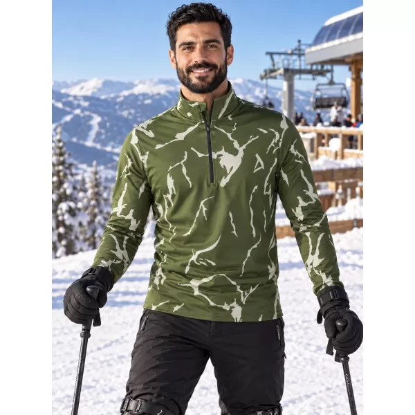  Muška premium funkcionalna termo majica ALTISPORT VOJ/ALM052TER03 KAKI 