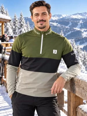 Muška premium funkcionalna termo majica ALTISPORT VOJ/ALM051TER03 KAKI