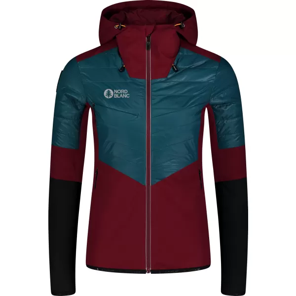  Ženska sportska jakna NORDBLANC ICEBERGS NBWJL8112 TAMNOCRVENA 