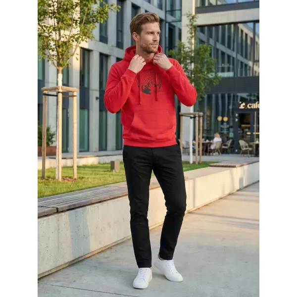  Muški sweatshirt ALTISPORT ALM172JN796 CRVENA 