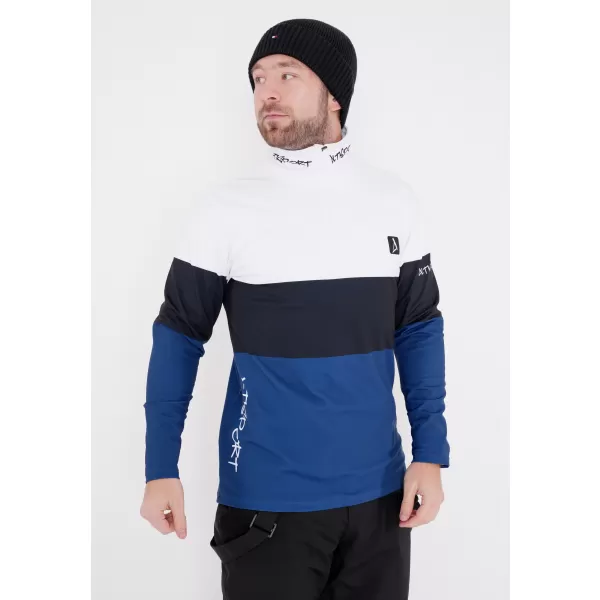  Muška premium funkcionalna termo majica ALTISPORT VOJ/ALM051TER03 BIJELO PLAVA 