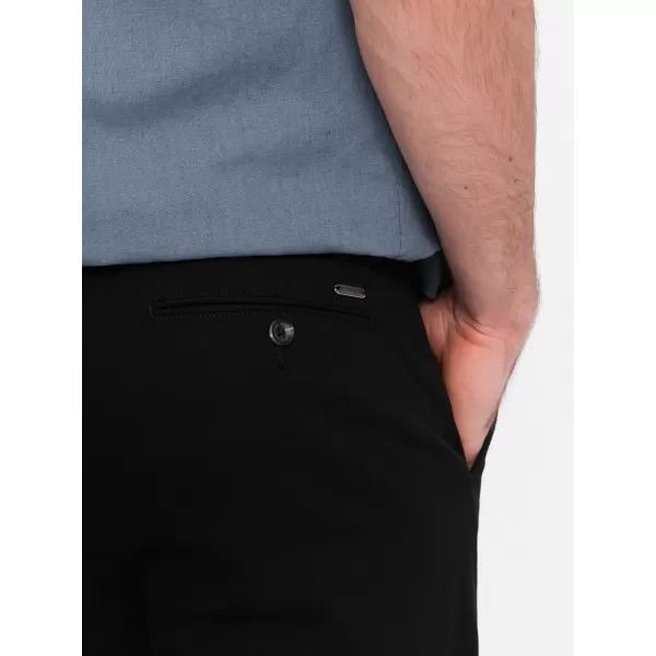  Hlače OMBRE OM-PACP-0186 CRNI 
