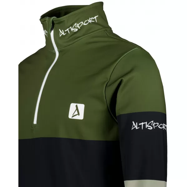  Muška premium funkcionalna termo majica ALTISPORT VOJ/ALM051TER03 KAKI 
