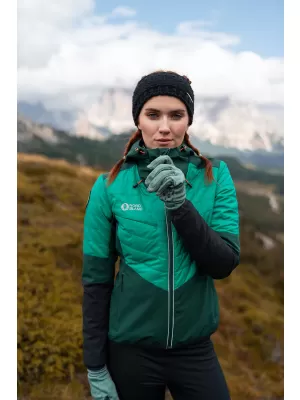 Ženska sportska jakna NORDBLANC ICEBERGS NBWJL8112 TAMNO ZELENA