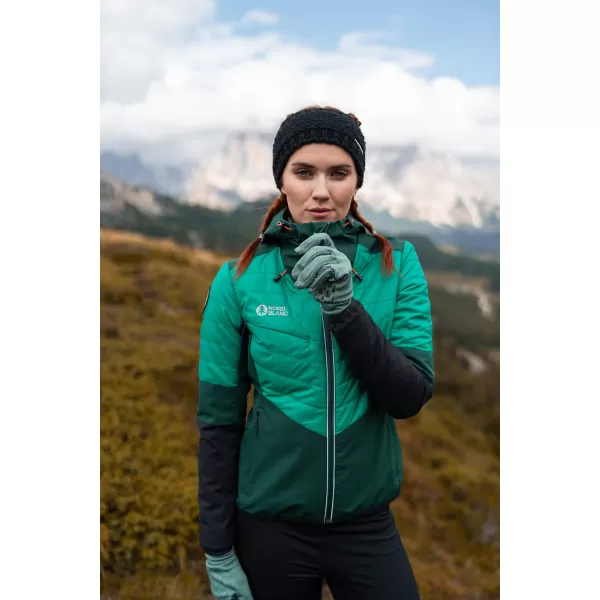  Ženska sportska jakna NORDBLANC ICEBERGS NBWJL8112 TAMNO ZELENA 