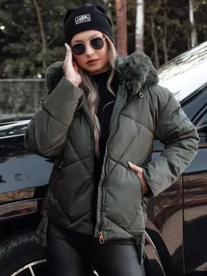 Ženska jakna DSTREET MODIVA TY4727 ZELENA