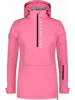 Ženski anorak NORDBLANC WINTERFUN NBWJL8130 RUŽIČASTA