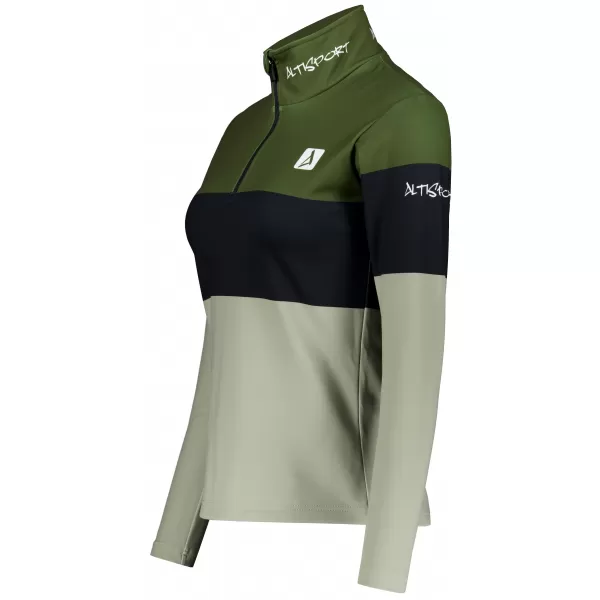 Ženska premium funkcionalna termo majica ALTISPORT VOJ/ALW051TER03 KAKI 