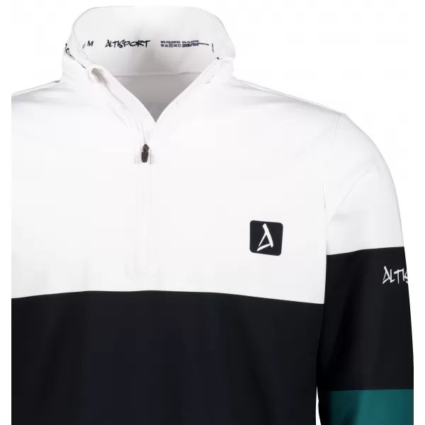  Muška premium funkcionalna termo majica ALTISPORT VOJ/ALM051TER03 BIJELO ZELENA 