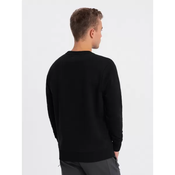  Muška dukserica OMBRE OM-SSPS-0156 CRNI 