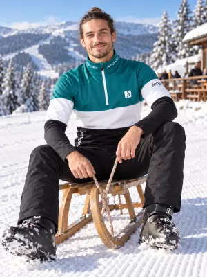 Muška premium funkcionalna termo majica ALTISPORT VOJ/ALM051TER03 KEROZIN/CRNA