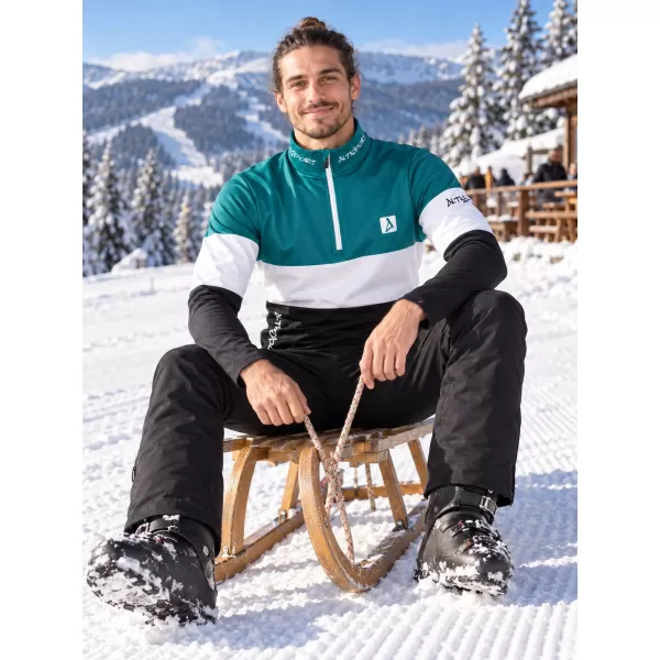  Muška premium funkcionalna termo majica ALTISPORT VOJ/ALM051TER03 KEROZIN/CRNA 