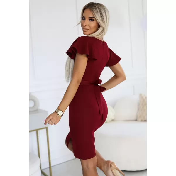  Haljina NUMOCO NINA 479-7 BURGUNDIJSKI 