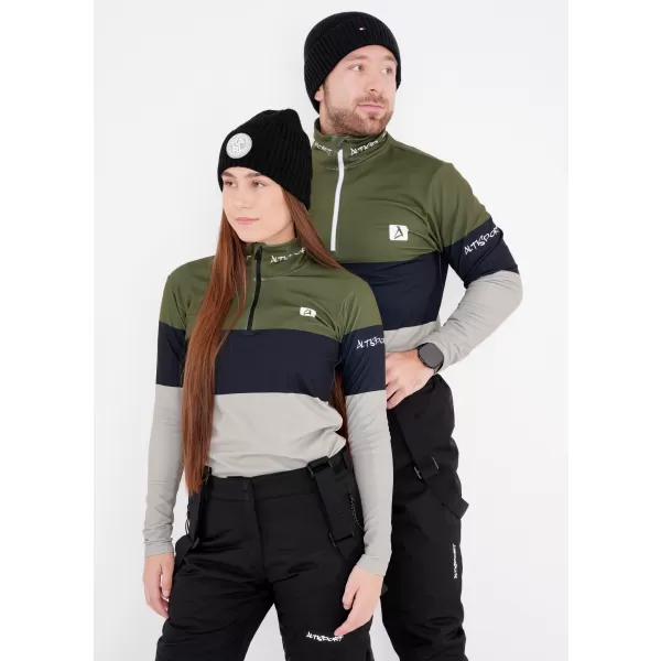 Muška premium funkcionalna termo majica ALTISPORT VOJ/ALM051TER03 KAKI 