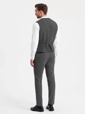 Prsluk OMBRE OM-BLZV-0109 GRAFIT