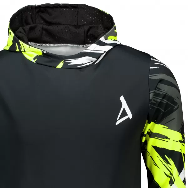  Muška premium funkcionalna majica ALTISPORT VOJ/ALM039MI01 CRNA I ŽUTA 