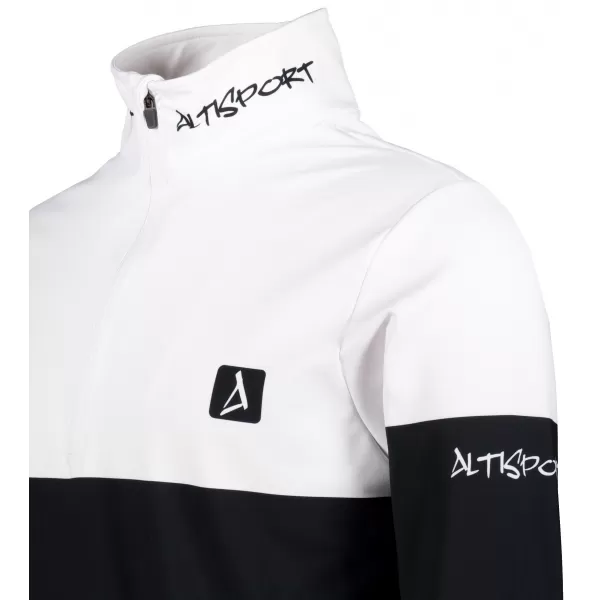  Muška premium funkcionalna termo majica ALTISPORT VOJ/ALM051TER03 BIJELO ZELENA 