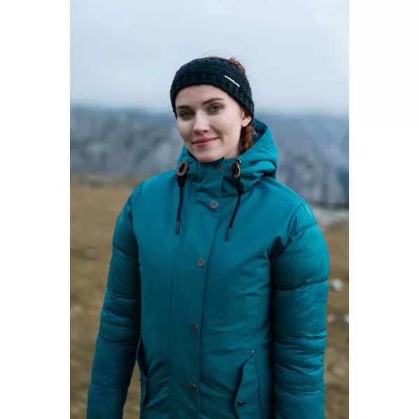  Ženski zimski kaput NORDBLANC WARMHUG NBWJL8073 TAMNO ZELENA 