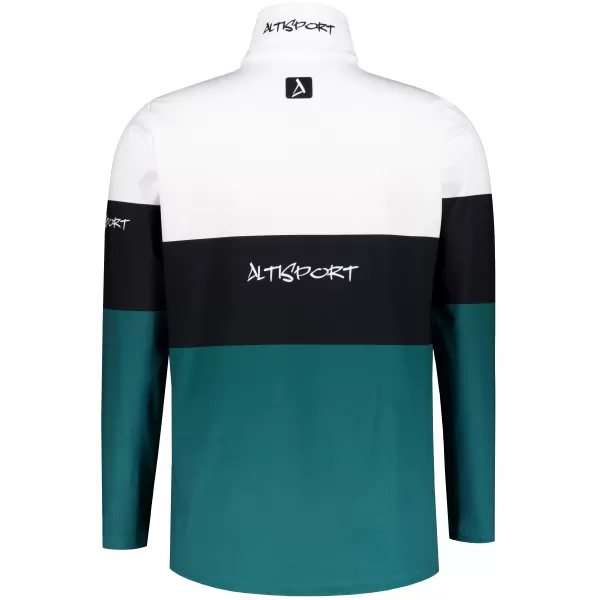  Muška premium funkcionalna termo majica ALTISPORT VOJ/ALM051TER03 BIJELO ZELENA 