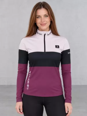 Ženska premium funkcionalna termo majica ALTISPORT VOJ/ALW051TER03 TAMNOCRVENA