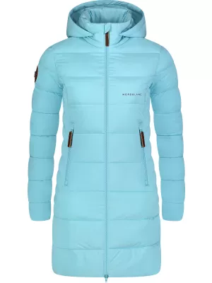 Ženski zimski kaput NORDBLANC MOMENTS NBWJL8076 SVIJETLOPLAVA