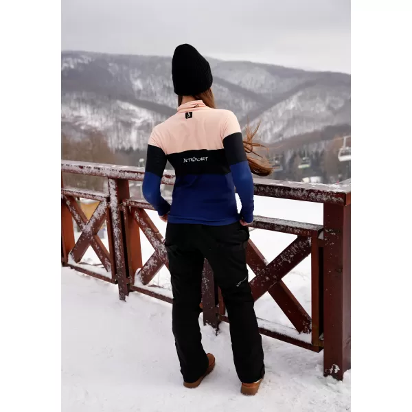  Ženska premium funkcionalna termo majica ALTISPORT VOJ/ALW051TER03 NARANČASTA/PLAVA 