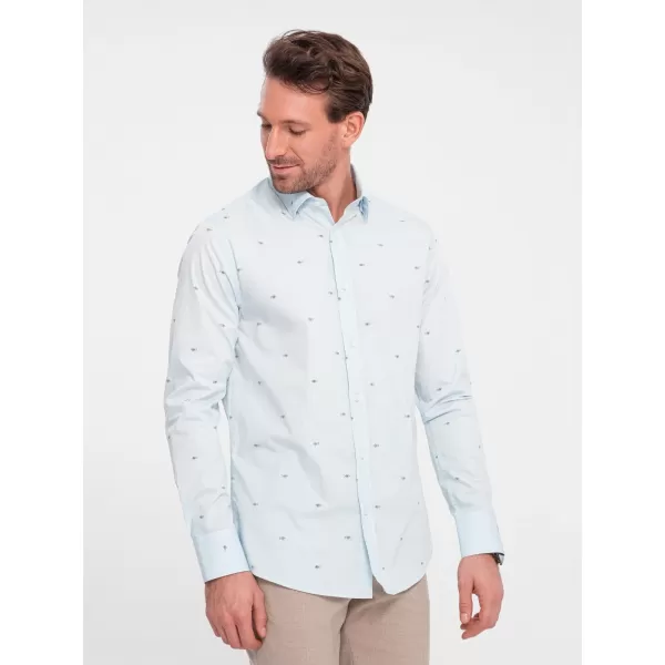  Košulja OMBRE OM-SHCS-0156 PLAVI 
