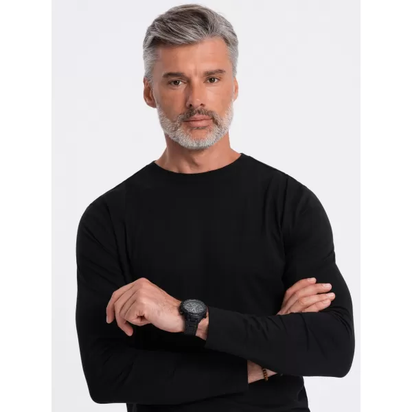  Košulja OMBRE OM-LSBL-0106 CRNI 