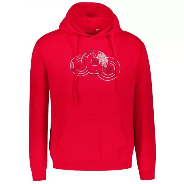  Muški sweatshirt ALTISPORT ALM160JN796 CRVENA 