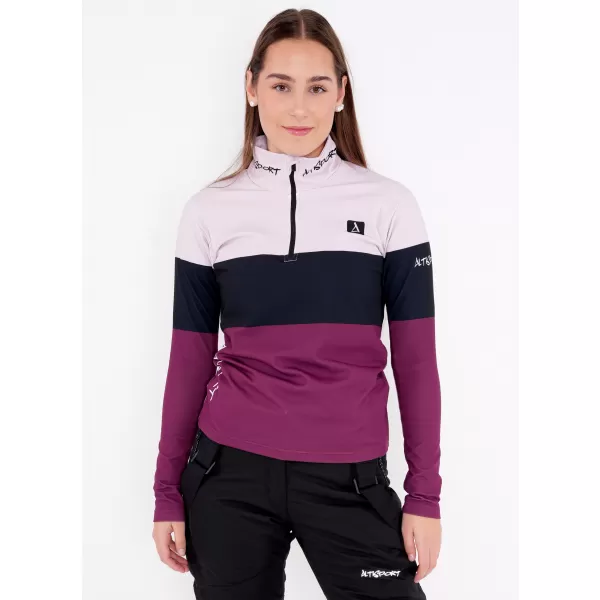  Ženska premium funkcionalna termo majica ALTISPORT VOJ/ALW051TER03 TAMNOCRVENA 
