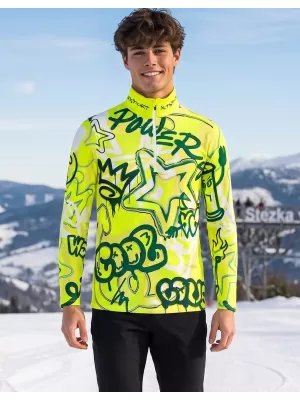 Muška premium funkcionalna termo majica ALTISPORT VOJ/ALM054TER03 FLUORESCENTNO ZELENA