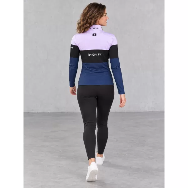  Ženska premium funkcionalna termo majica ALTISPORT VOJ/ALW051TER03 LJUBIČASTA/PLAVA 