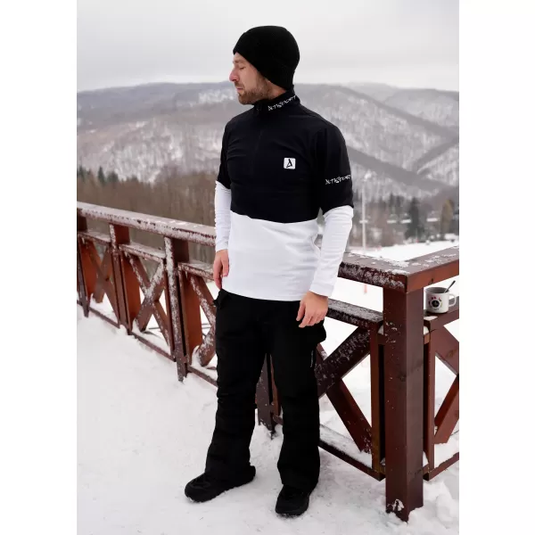  Muška premium funkcionalna termo majica ALTISPORT VOJ/ALM051TER03 CRNO-BIJELO 