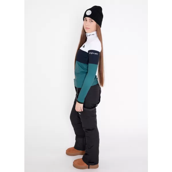  Ženska premium funkcionalna termo majica ALTISPORT VOJ/ALW051TER03 BIJELO ZELENA 