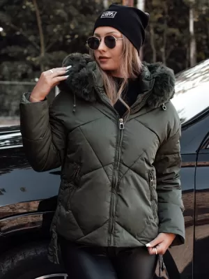 Ženska jakna DSTREET MODIVA TY4727 ZELENA